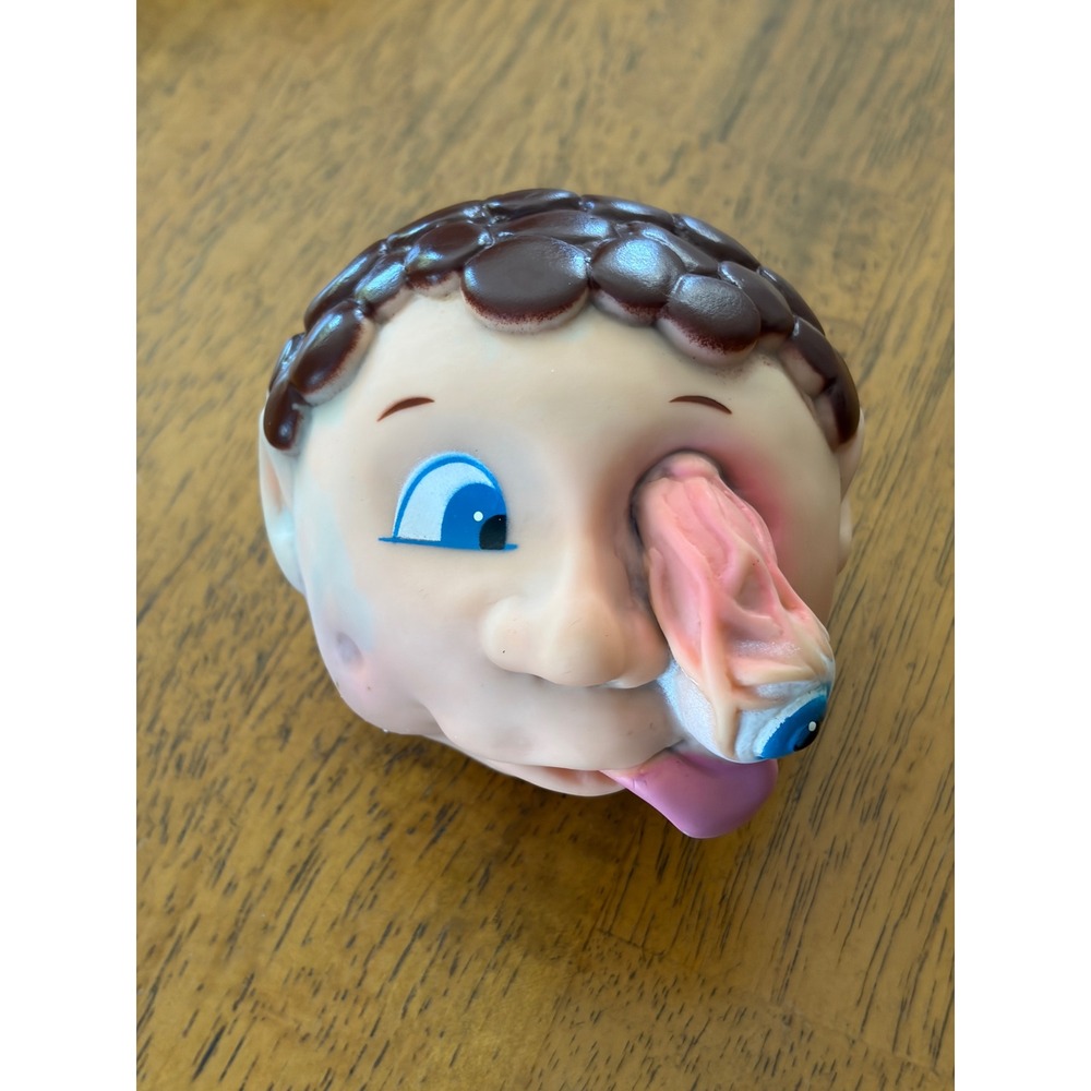 Vtg 1986 Trash Head Spitball Dead Eye Dave by Lanard gross-out toy line